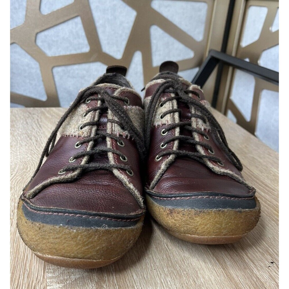 Merrell Milan Autumn Cross Wool Ruby Leather Crepe Sole Hiking Shoes 8.5 Sneaker - Picture 5 of 10